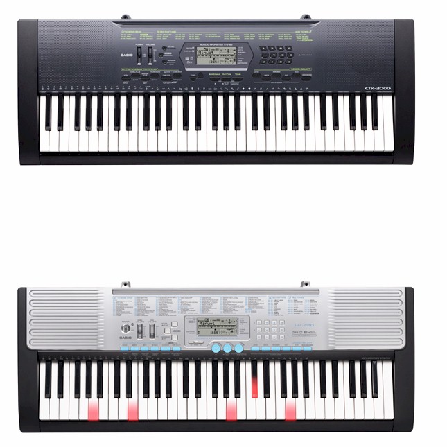 Nowe Keyboardy Casio z funkcją nauki gry i mp3